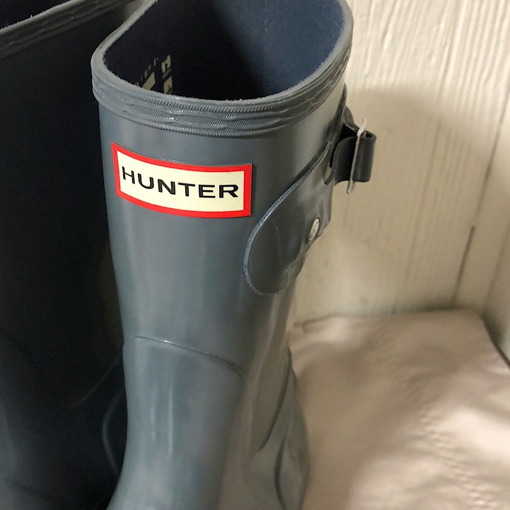 Gray Hunter Boots